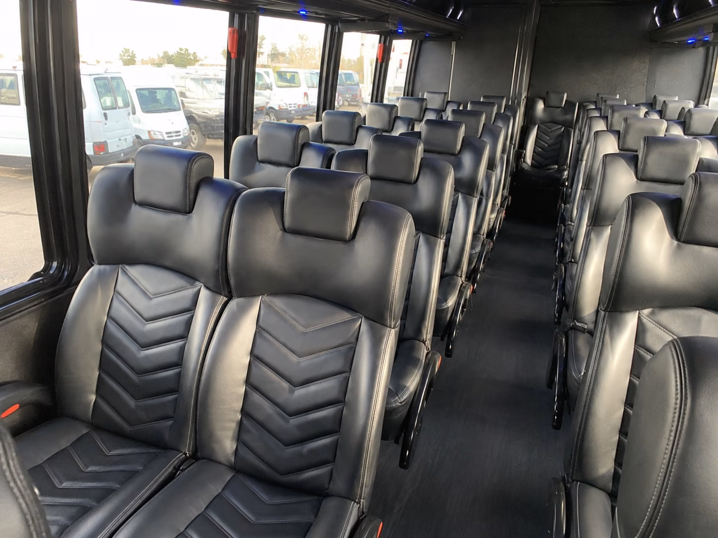 tacoma 18 passenger minibus interior