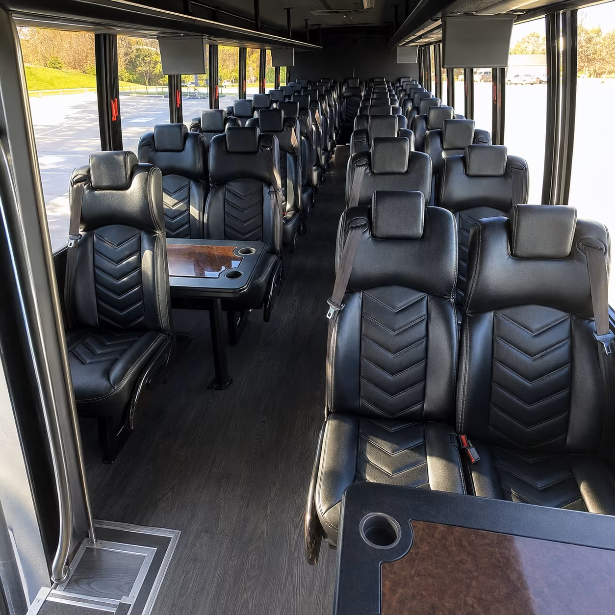 tacoma 25 passenger minibus inside