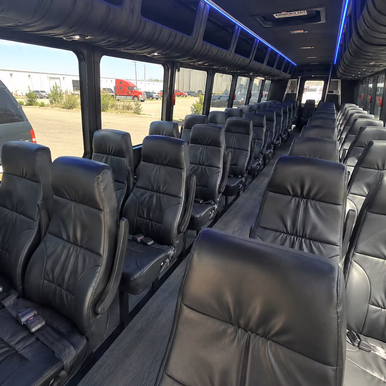 tacoma 35 passenger minibus inside