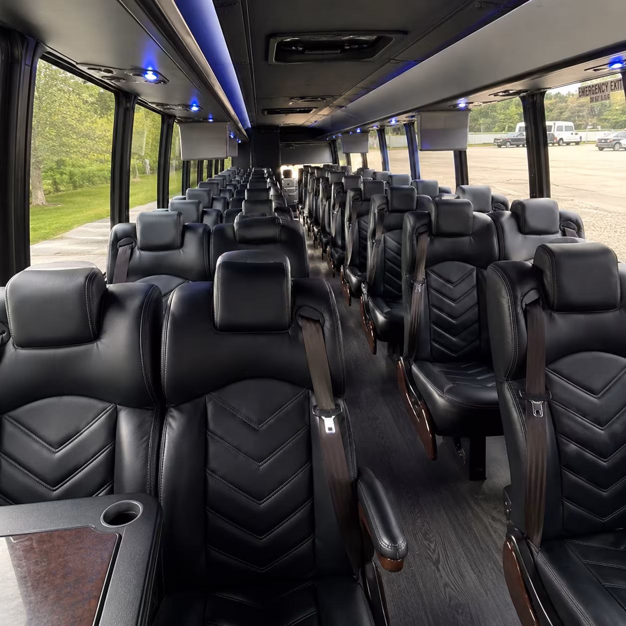 tacoma 35 passenger minibus interior