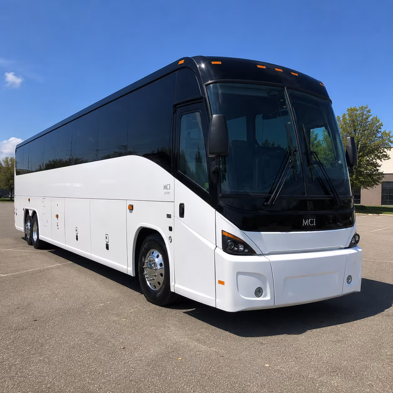 tacoma 45 passenger charter bus