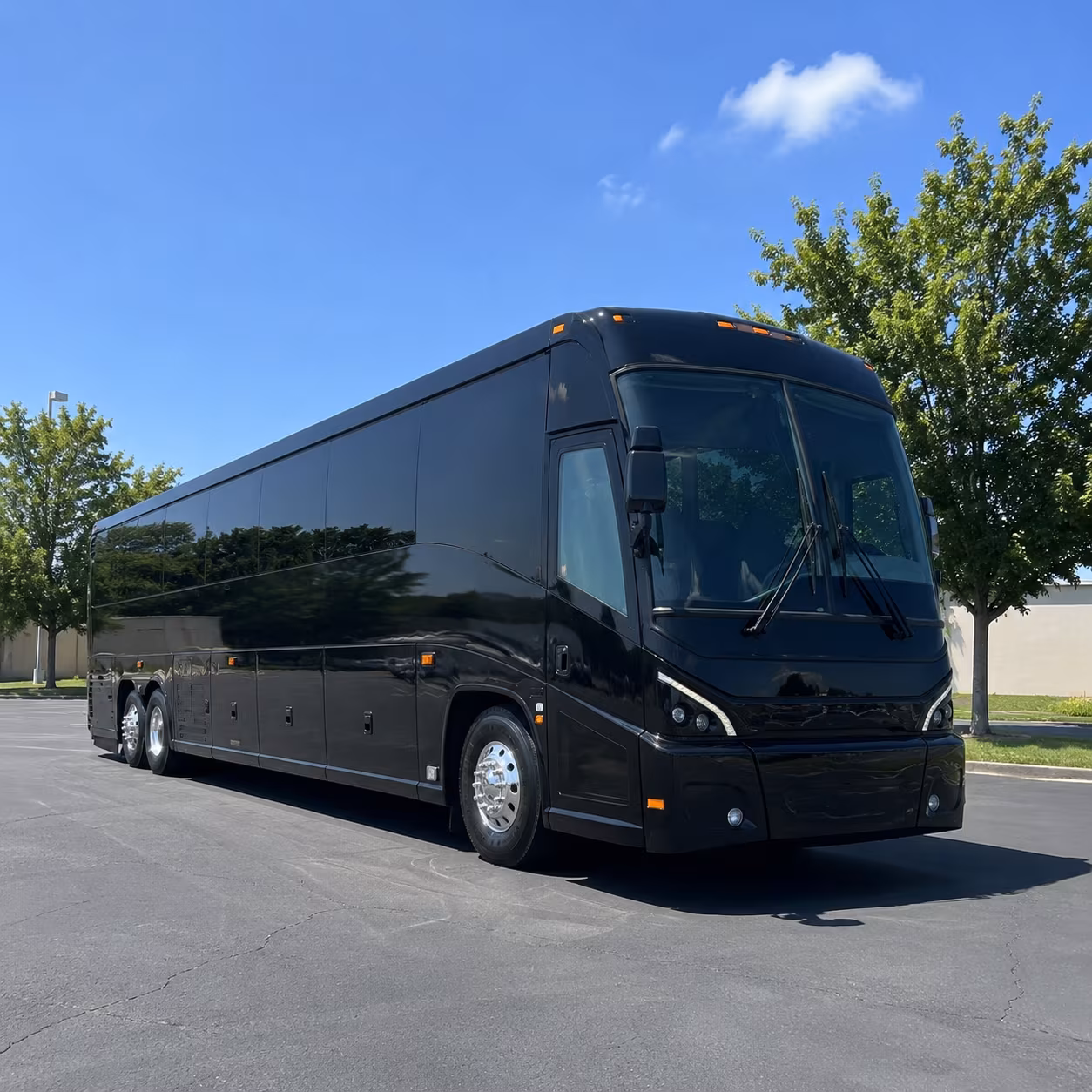 tacoma 56 passenger charter bus
