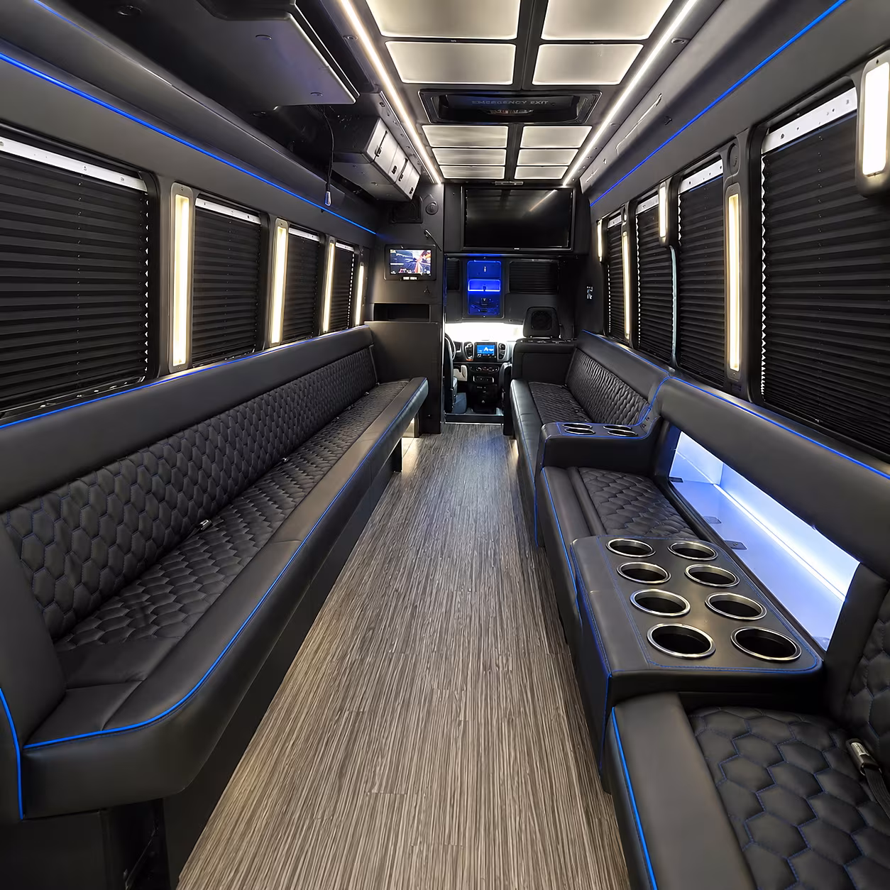 tacoma party bus inside